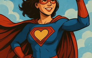 Gift card for Super Hero Mom